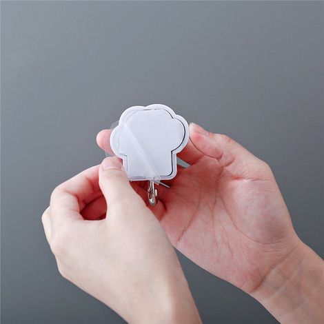 Set mit 3 selbstklebenden Haken in Katzenkrallenform – Wandhaken, Handtuchbeutel, Schlüsselhalter, Küchenlöffel, Badezimmerspatel, Wohnzimmer, Decken-/Türhaken (schwarz) (1/5)