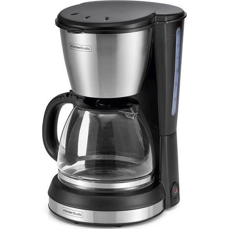Kitchen Chef KSMD250 cafetera de filtro inox negro 1,5 litros