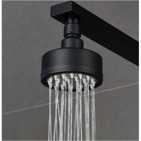 304 stainless steel wire drawing, water-saving pressurized, superior spraying, black, 80mm (1/4)