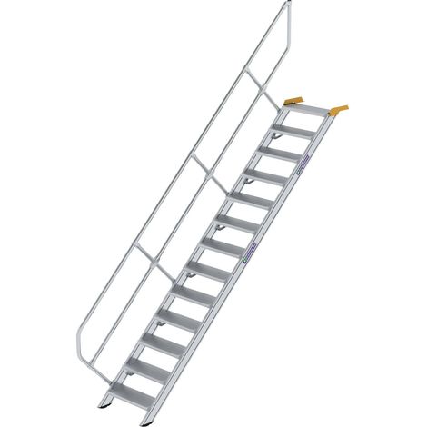 MUNK Treppe 45° inkl. einen Handlauf, 600mm Stufenbreite, 13 Stufen