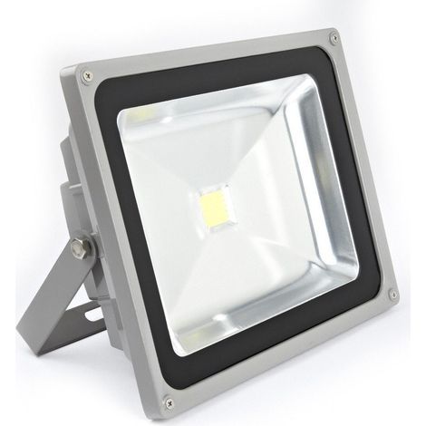 TRADE SHOP - Faro Prroiettore A Led Da 20w Ip65 Per Esterno Con Staffa A Luce Bianca Fredda - (1/2)