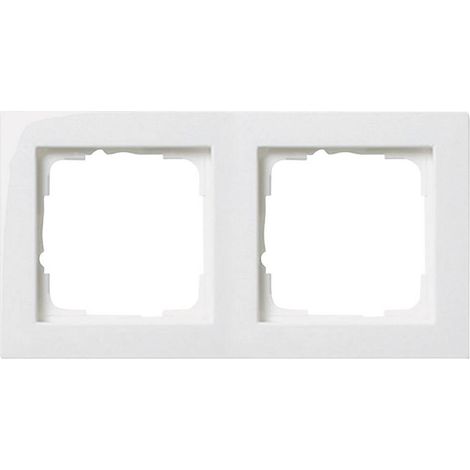 GIRA x2 Cadre E2, Standard 55 blanc pur 0212 29 1 pc(s) X99071 (1/3)
