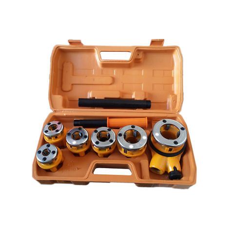 FILIERA FILIERE PER TUBI IDRAULICI CON PROLUNGA 7pz 1/4" 3/8" 1/2" 3/4" 1" 1-1/4 (1/2)