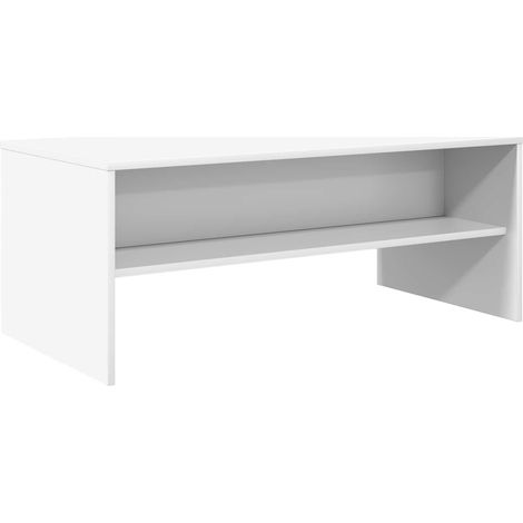 Coffee Table White 100 x 50 x 40 cm Engineered Wood vidaXL