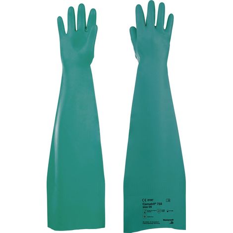 HONEYWELL Chemiehandschuh Camatril 733 Gr.9 grün EN 388 EN 374 PSA III HONEYWELL