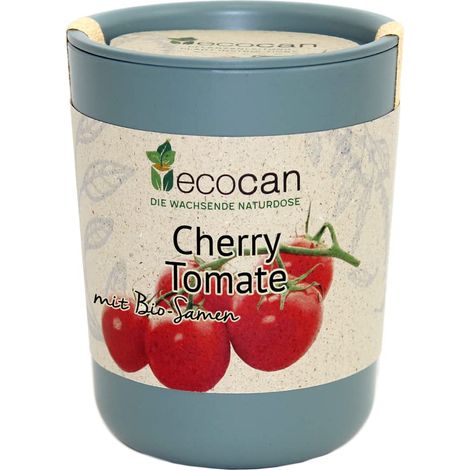 Feel Green Ecocan, Cherry Pomodoro, Certificato Biologico, Idea Regalo sostenibile (100% Friendly), Grow Your Own/Set per la Coltivazione dell'eco, Prodotto in Austria (1/5)