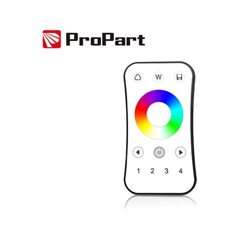 Telecomando RF RGB/RGBW - 4 Zone, Touch Wheel