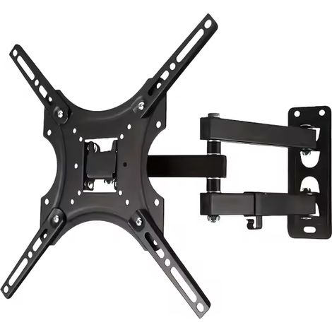 Support TV pivotant pour téléviseurs à écran plat plasma, LCD et LED de 22" à 55" avec fixation VESA de 75x75 à 400x400 mm, avec vis. (1/4)