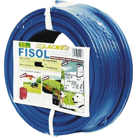 fil fisol 25m, sécurité, grand débit, résistance, souplesse.
