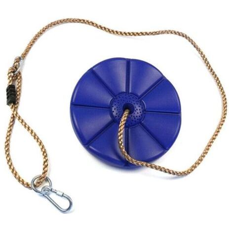 QORVA
-Balançoire Disque en Plastique Siège de balançoire Enfant de Jardin Balançoire Plaque de Suspension avec Corde Balançoire à Disque pour Enfants,