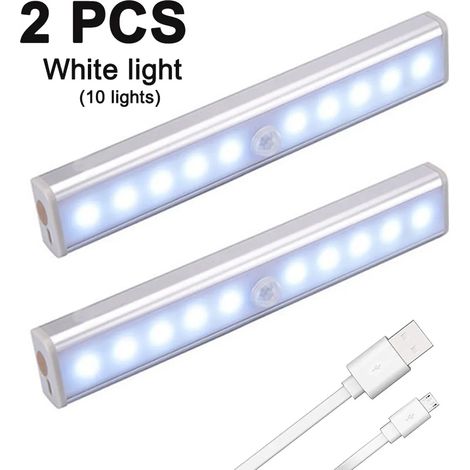 LED Schrankbeleuchtung mit Bewegungsmelder, wiederaufladbar und dimmbar (1/5)