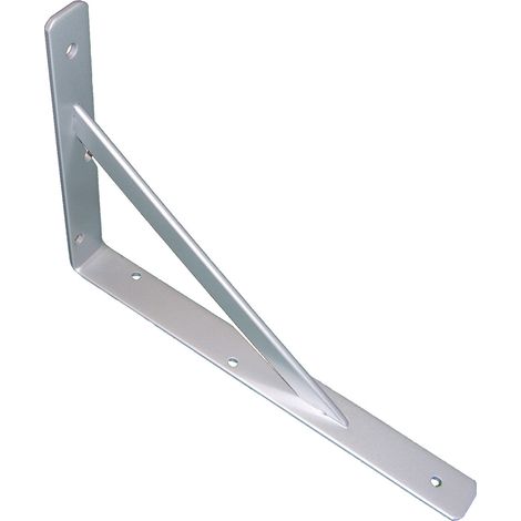 Schwerlastkonsole 150kg - Stegkonsole, Höhe 495mm, Tiefe 330mm, Stahl grau