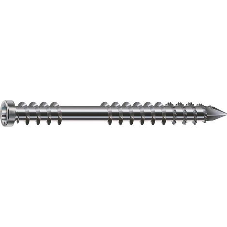 Vis inox A2 tête fraisée - filetage partiel - 4,5 - 30