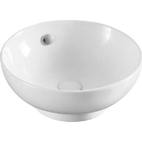 Weißes Aufsatzwaschbecken LA32 DM 41 (1/2)