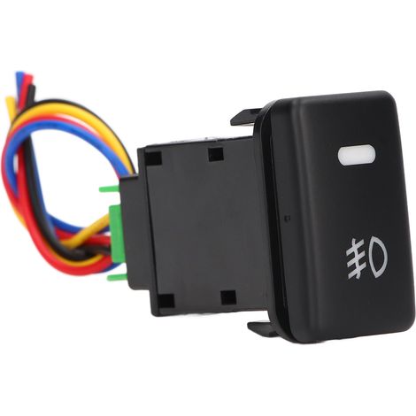 Interrupteur de lampe automobile 3A 12V 20mΩ Résistance à la terre Résistance à la chaleur 8000 cycles Interrupteur étanche en ABS avec fil (1/5)
