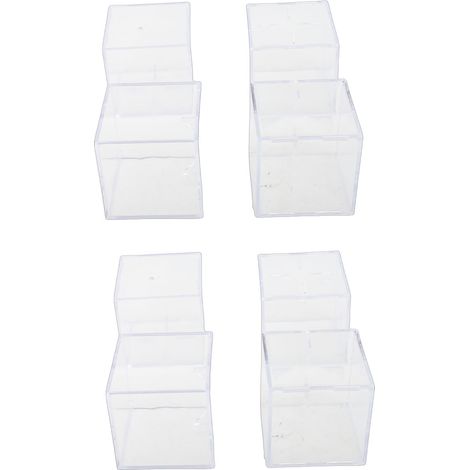 Vitrine Présentation Baseball Acrylique Clair Cube – Support Protection Memorabilia Boîte pour Ballon Simple 8pcs (1/4)