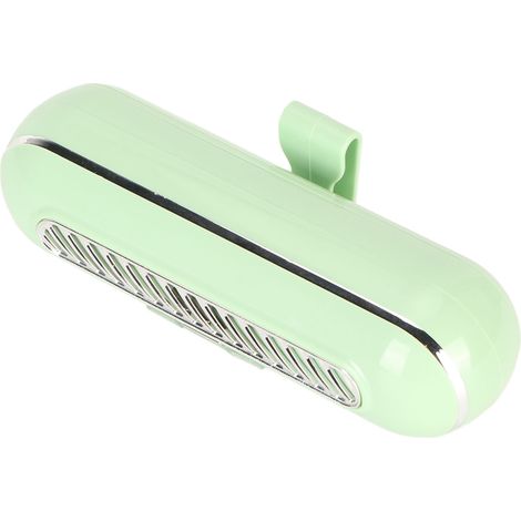 Désodorisant électrique pour réfrigérateur vert 1200 mAh rechargeable USB portable antigel, éliminateur d'odeurs pour placard, armoire à chaussures, voiture (1/5)