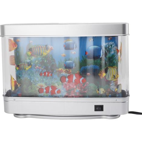 Lampe d'aquarium artificielle LED compacte, fausse lampe décorative pour aquarium, pour enfants et adultes. (1/5)