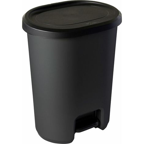Secchio MONDEX capacità 27 lt con pedale “Lynea Greenloop” 38x30x48cm realizzato in materiale riciclabile grigio antracite
