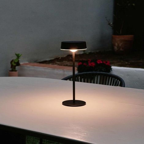 Lámpara De Mesa Solar LED CCT - Táctil - Recargable -