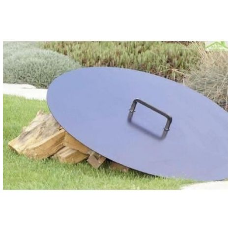 TAPA de brasero 60cm, 70cm, 80cm y 100m Ø 80cm Acero Natural (1/4)