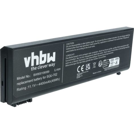 vhbw Akku kompatibel mit Packard Bell EasyNote MZ36-U-024-UK, MZ36-U-086, MZ36-U-038, MZ36-V-117, MZ36-V-107 Notebook (4400 mAh, 11,1 V, Li-Ion) (1/5)