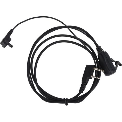 Écouteur pour talkie-walkie Baofeng UV5R, résistant au bruit, avec embouts auriculaires et conduit d'aération. Casque antibruit avec conduit d'aération intégré. (1/5)