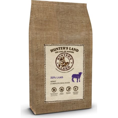 Agnello Hunter's Land Grain Free 50%, 12 kg