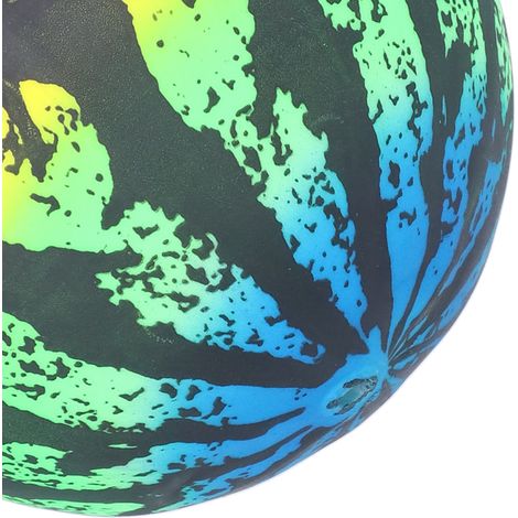 【Wasserball】 - PVC-Strandspielball für aufblasbare Pools, Wassermelone - 22 cm - inklusive Aufblasnadel und Wasserinjektor. (1/5)
