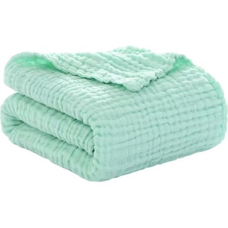 Toalla Bebé - Algodón 6 Capas - 50 x 50 cm - Para Baño y Cara - Absorbente - Suave para Piel Sensible - 1 Unidad (1/5)