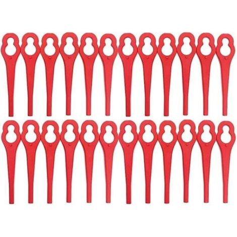 Ersatzmesser für Rasentrimmer – Kunststoff – 100er-Packung – Einfache Montage – Langlebig – Vielseitig (1/5)