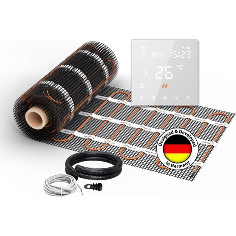 Heizmatte WARMON CLASSIC 150 W/m² inkl. TS 300 Smart WiFi Thermostat weiß - 2,5 m²