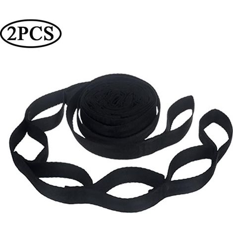 Sangles Pour Hammock - 2 m x 2 5 cm - Résistant En Nylon - Pour Suspension Arbre Ou Structure - 1 Set Ou 2 Sets