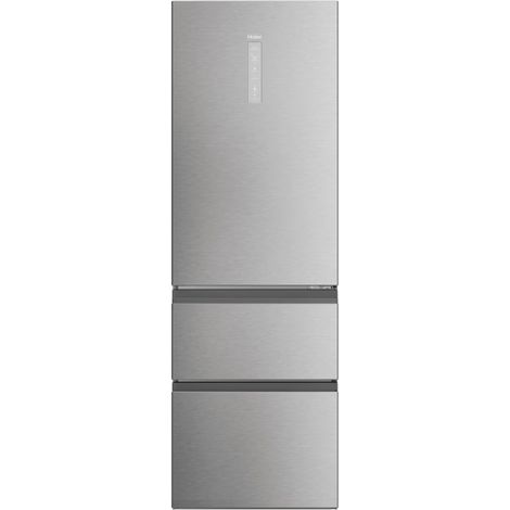 Réfrigérateur combiné 60cm 360l no frost argent - Haier - HTW3618DNMG