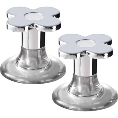 Outil de remplacement pour bouton-poussoir de chasse d'eau de toilette, en forme de fleur (1/5)