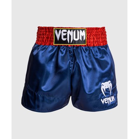 Pantalones cortos Venum Muay Thai clásicos azul/rojo/blanco talla L