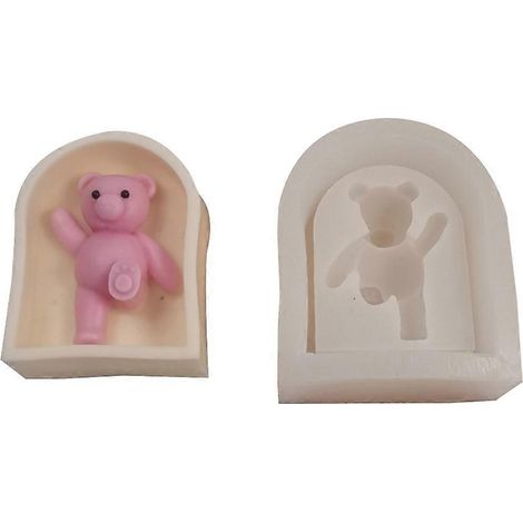 Moule à Savon Cartoon Résistant au Micro-ondes pour DIY Pâtisserie (1/4)