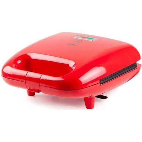 DOMO - DO9242W - Appareil a croque monsieur - 5 en 1 - 5 jeux de plaques anti-adhesives interchangeables - 750W