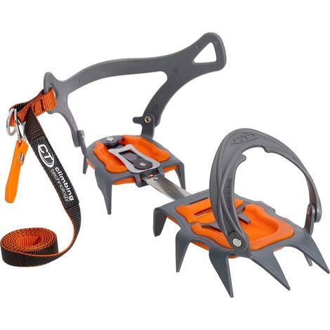Tecnología de escalada/SKYLOTEC Crampones de cesta Nuptse Evo Classic Flex - gris (1/5)