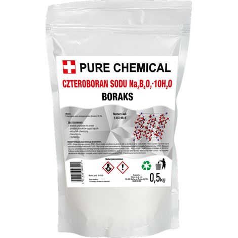 Borax Pulver - 0,5 kg - Reinheit 99,99% - Umweltfreundlich - Vielseitig einsetzbar