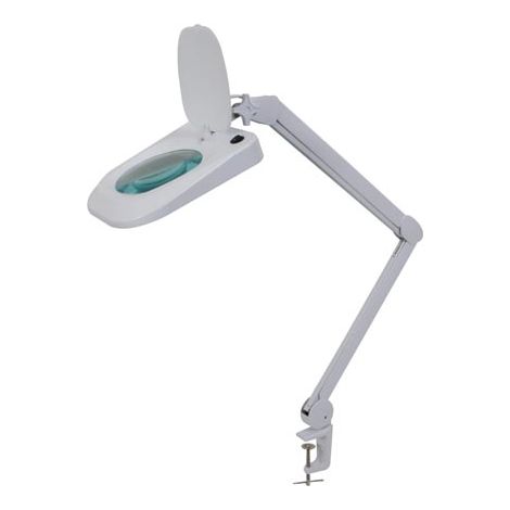 Lampada a LED con lente di ingrandimento - 5 diottrie - 10 w - 60 led - colore bianco