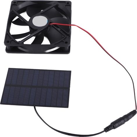 Solar Powered Ventilation Kit 3W with Waterproof Design for Greenhouses, Chicken Coops, Sheds (1/5)