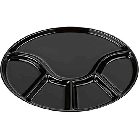 Piatto per fonduta Kela Annelie, diametro 23 cm, nero