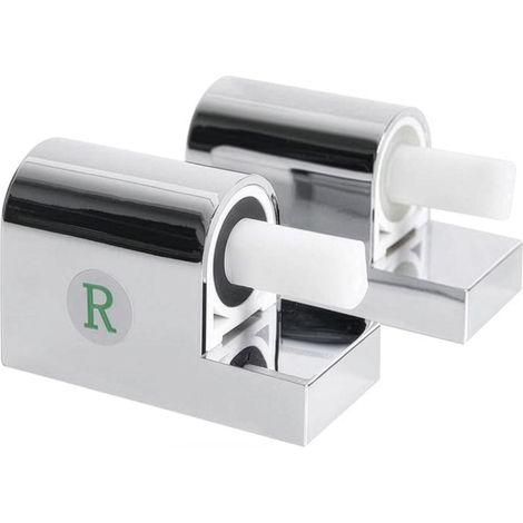 COPPIA CERNIERE PER COPRIWATER MODELLO EVEREST IN OTTONE CROMATO - PER CERNIERE MODELLO EVEREST