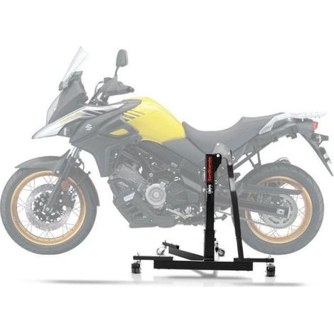 Hebemoto Zentral - ConStands Power-Evo - Kompatibel mit Suzuki V-Strom 650/XT - Tragfähigkeit 300 kg - Leicht 17 kg