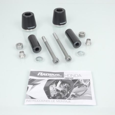 Tampon pare carter protection Radikal pour moto Honda 650 CBF (1/2)