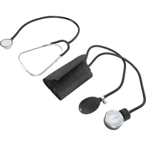 Kit de tensiomètre manuel avec stéthoscope, brassard universel, étui de transport et tensiomètre professionnel (1/5)