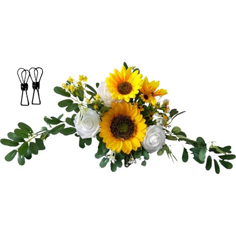 Panneau de Bienvenue pour Mariage avec Décoration Florale