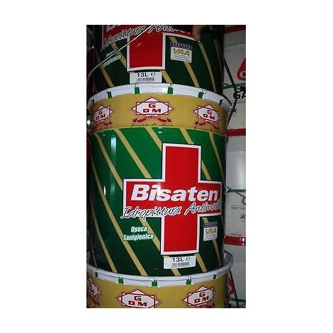 IDROPITTURA BISATEN ANTIMUFFA CERTIFICATA GDM LT13 90MQ INT//EST COLORE BIANCO