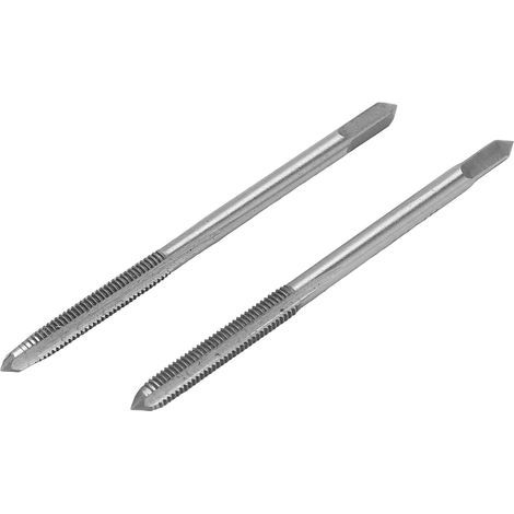 2 Pièces Jeu de Taraud Machine Métrique en Acier Rapide 3 Goujures Droites Outil de Filetage M3x0.5 (1/5)